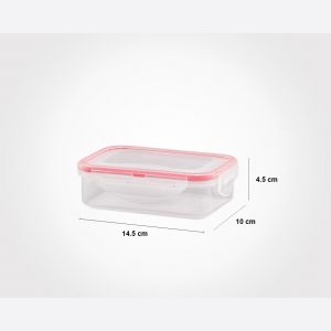 ظرف فریزری مستطیل 400 میلی لیتر لیمون