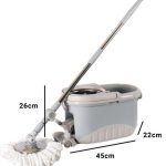 سطل و زمین شوی پدال دار لیمون - تصویر 4