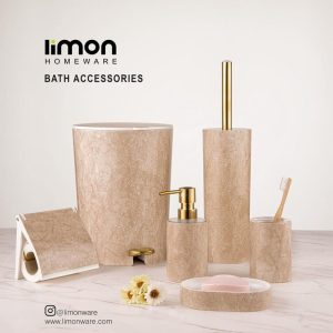 ست سرویس بهداشتی لیمون طرح سنگ