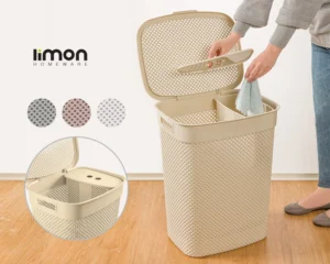 خرید سبد رخت لیمون