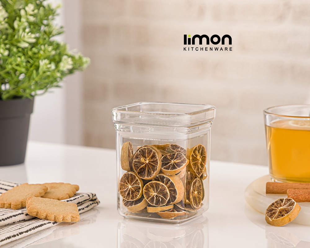 1U9A27761 جا ادویه مربع رویال درب شفاف3 لیمون - تصویر 1