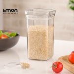 جا ادویه مربع رویال درب شفاف 1 لیمون