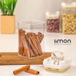 جا ادویه چهارگوش سارینا سایز 2 لیمون